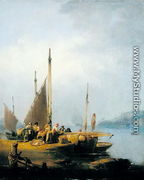 Harbour Scene - Nicholas Matthews (1816-51) Condy
