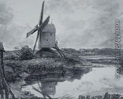 A mill on the banks of the River Stour - John Constable