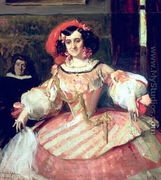 Portrait of Maria Guerrero, actress and director of Teatro Espanol in Madrid, 1906 - Joaquin Sorolla y Bastida