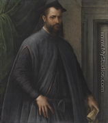 Portrait of a Prelate  c.1540 - Jacopino del Conte