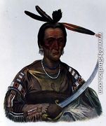 To-Ka-Cou, a Yankton Sioux Chief  1837 - George Cooke