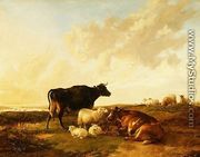 Landscape with Cows and Sheep, 1850 - Thomas Sidney Cooper