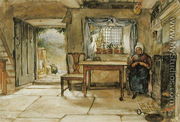 Cottage Interior, 1840 - Charles West Cope