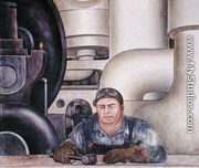 Detroit Industry-19,  1932-33 - Diego Rivera