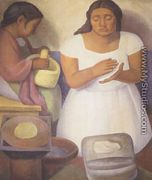 Making Tortillas  1926 - Diego Rivera