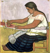 Tejedora  1936 - Diego Rivera