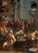 The Invention of Gunpowder in 1313, 1572 - Jacopo Coppi