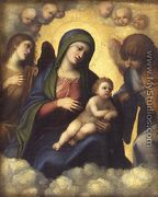 Madonna and Child with Angels c.1510-15 - Correggio (Antonio Allegri)
