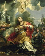 The Vision of St. Barbara - Pietro Da Cortona (Barrettini)