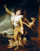 Boy with Dogs - Richard Cosway