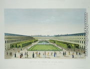 View of the Gardens of the Palais Royal, as seen from the Galeries de Bois - Henri  (after) Courvoisier-Voisin