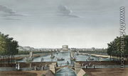 Vief of the Bassin du Canal de l'Ourq a la Villette, c.1815-20 - Henri  (after) Courvoisier-Voisin