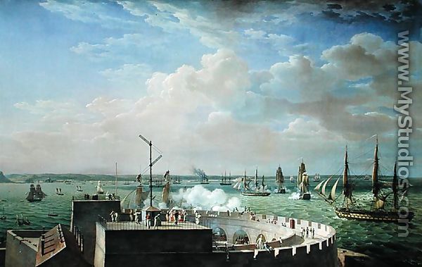 Cherbourg Harbour 1822 - Louis Philippe Crepin