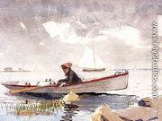 A Girl in a Punt - Winslow Homer