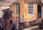 Street Corner, Santiago de Cuba - Winslow Homer