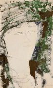 Portrait of Beatrice Hastings V - Amedeo Modigliani