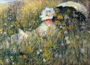 In the Meadow (detail) - Claude Oscar Monet