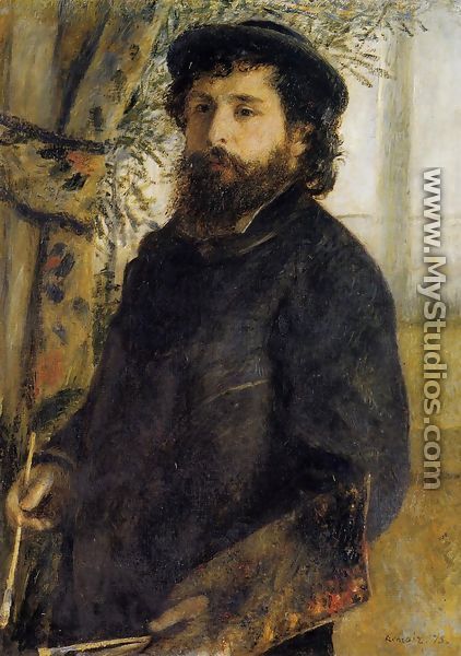 Claude Monet Painting - Heinrich Bürkel