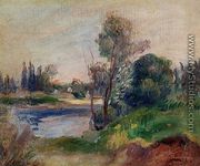 Banks of the River I - Pierre Auguste Renoir