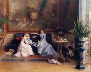The Afternoon Visit - Gustave Leonhard de Jonghe
