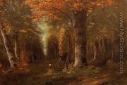 The Forest in Autumn - Gustave Courbet