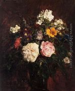 Still Life with Flowers 2 - Ignace Henri Jean Fantin-Latour