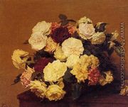 Roses XII - Ignace Henri Jean Fantin-Latour