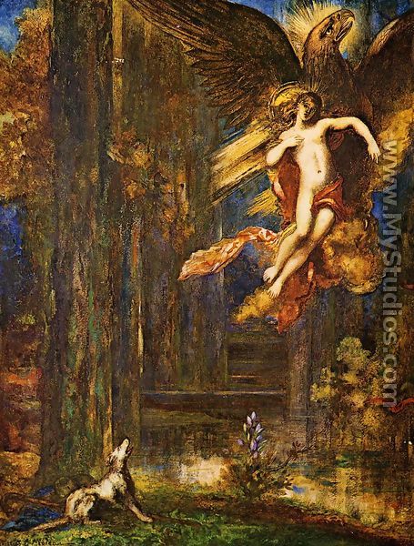 The Raising of Ganamede - Gustave Moreau
