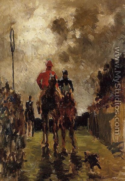 Jockeys - Henri De Toulouse-Lautrec