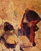 Artillerman and Girl - Henri De Toulouse-Lautrec