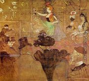La Goulue Dancing - Henri De Toulouse-Lautrec