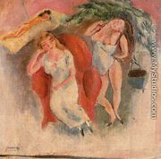 Composition with Three Women - Jules Pascin