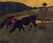 Peasant with Three Crows - Paul Serusier