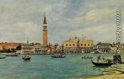 Venice, the Campanile, the Ducal Palace and the Piazetta, View from San Giorgio - Harrison Brown