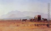 Surveyor's Wagon in the Rockies - Albert Bierstadt