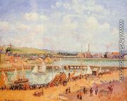 The Port of Dieppe, the Dunquesne and Berrigny Basins: High Tide, Sunny Afternoon - Camille Pissarro