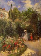 The Garden at Pontoise - Camille Pissarro