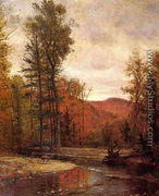 Adirondack Woodland with Two Deer - Thomas Worthington Whittredge
