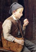 Boy Eating an Apple - Albert Anker