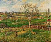 Landscape, Fields, Eragny - Camille Pissarro