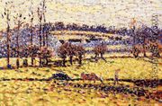 Meadow at Bazincourt I - Camille Pissarro