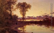 Twilight, a Stroll by the Shore - Jervis McEntee