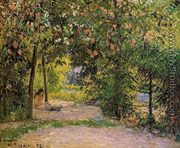 The Garden in Spring, Eragny - Camille Pissarro