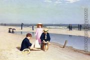 Children on the Beach - Samuel S. Carr