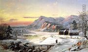 Winter Scene, North Conway, New Hampshire - Jasper Francis Cropsey