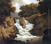 A Waterfall - Robert Salmon