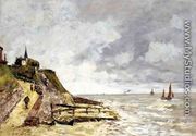 The Shore and the Sea, Villerville - Eugène Boudin