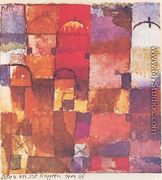 Rote und weisse Kuppeln - Paul Klee