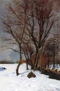 Winter Landscape with Stream - Julian Alden Weir