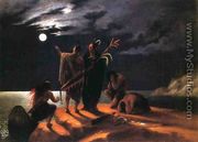 Indians Experiencing a Lunar Eclipse - William Rimmer